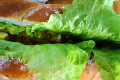 Make Dragonfish burger step 4