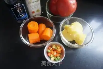Make Potato mashed with eggplant juice step 0