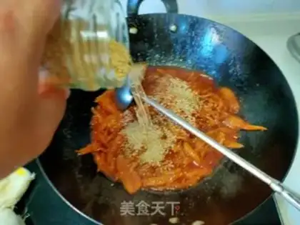 Make Fried sorghum step 2