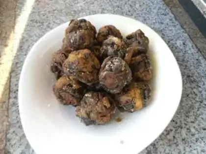 Make Spicy eggplant ball step 5