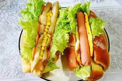 Make Dragonfish burger step 6