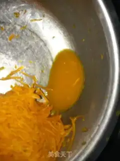 Make Pumpkin eggcake step 3