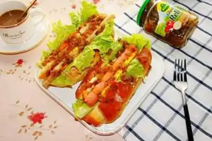 Make Dragonfish burger step 7