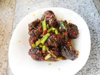 Make Spicy eggplant ball step 10