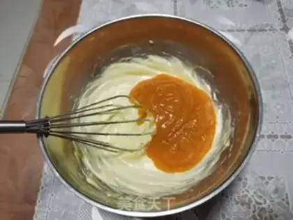 Make Milky pumpkin soft cookies step 2