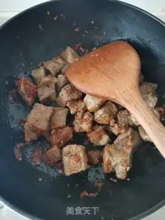 Make Spicy beef stew potatoes step 3