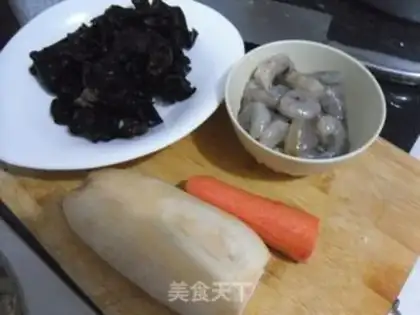 Make Liang Moo-mu-mui-shrimp step 0