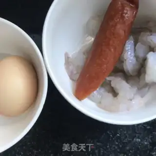 Make Shrimp rice step 1