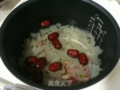 Make Three bean soups in silver palms step 2