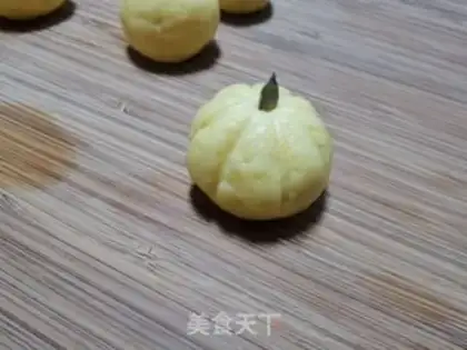 Make Milky pumpkin soft cookies step 7