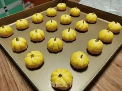 Make Milky pumpkin soft cookies step 8