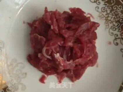 Make Onion beef step 1