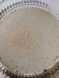 Make Black rice buns step 1