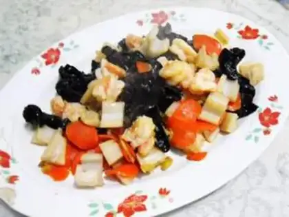 Make Liang Moo-mu-mui-shrimp step 11