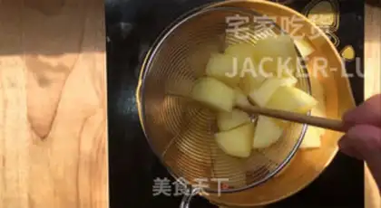 Make Bubble potato balls step 1