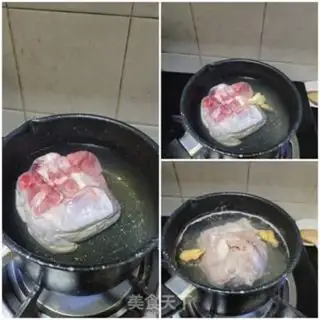Make White lamb cut step 1