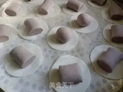 Make Black rice buns step 9
