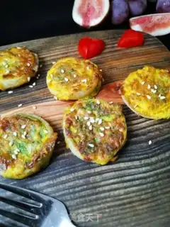Make Onion rings, vegetable eggcake step 5
