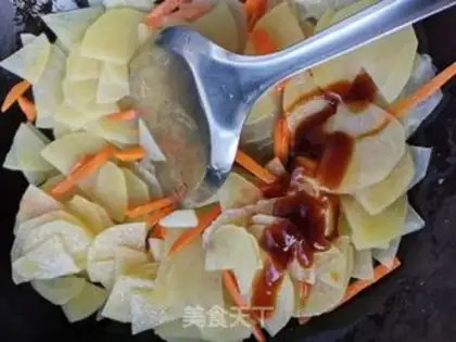 Make Fried potato chips step 2