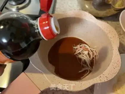 Make Potato mashed up cold and hot step 11