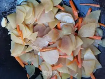 Make Fried potato chips step 3