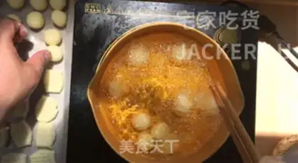 Make Bubble potato balls step 12
