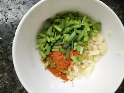 Make Eggs and tofu step 3