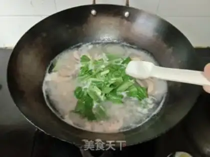 Make Scrambled meatball soup step 6