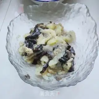 Make Egg sauce and eggplant steam potatoes step 2