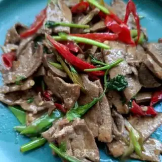 Make Pilla pepper fried liver step 20