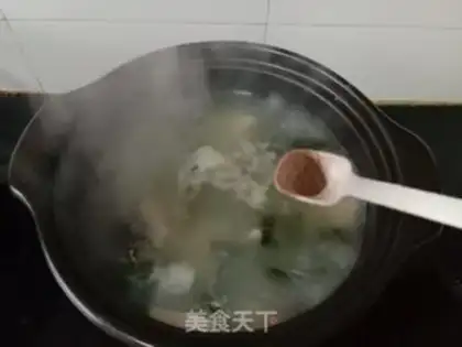 Make Shrimp dress with tofu soup step 5