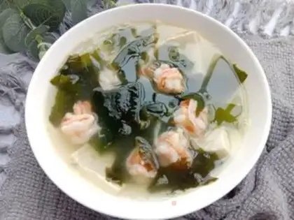 Make Shrimp dress with tofu soup step 6