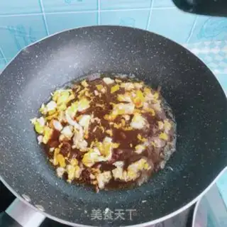 Make Egg sauce and eggplant steam potatoes step 6