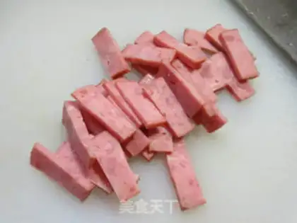 Make The ham and the lentils step 1