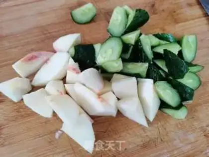 Make Peaches shrimp step 2