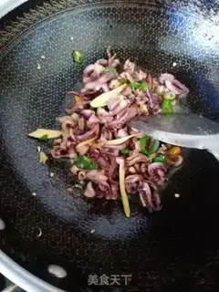 Make Pepper squid step 6