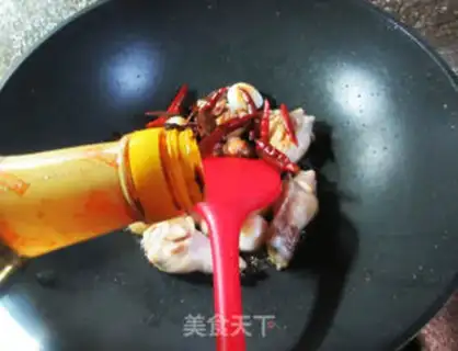 Make The chicken wings of quail eggs step 3