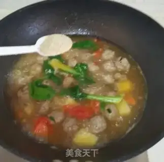 Make Beefball soup step 21