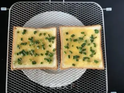 Make Onion egg toast step 6