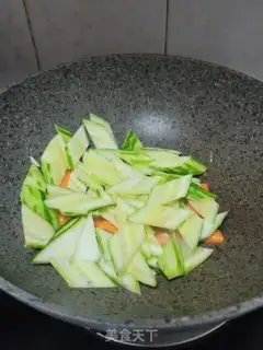 Make A cucumber carrot step 7