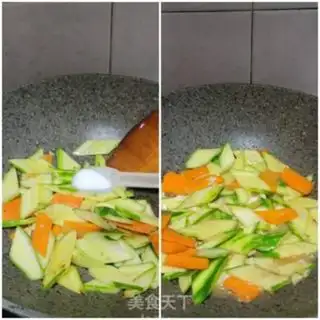 Make A cucumber carrot step 8