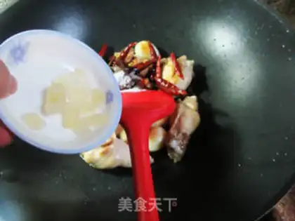 Make The chicken wings of quail eggs step 6