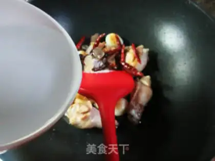 Make The chicken wings of quail eggs step 7