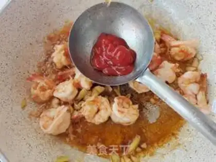 Make Peaches shrimp step 8