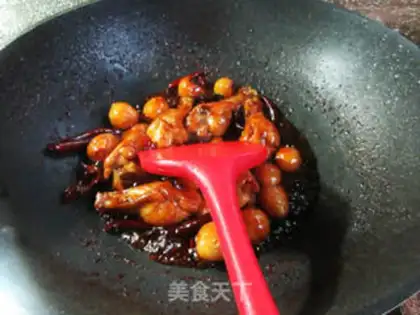 Make The chicken wings of quail eggs step 9