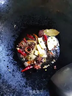 Make Red burning pig hoof step 5