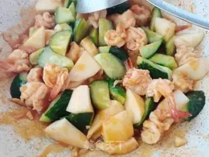 Make Peaches shrimp step 11