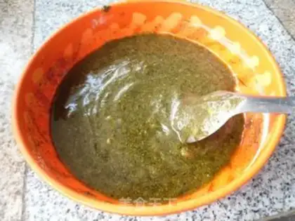 Make Black sesame pancakes step 3