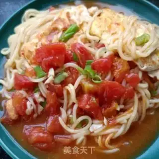 Make Tomato fried egg noodles step 15