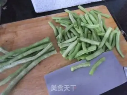 Make Chicken willows and beans step 1